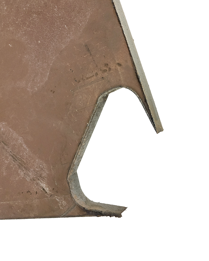 Bent Shovel Plate 15x600x1083